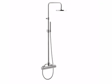 FUTURO - F8310-20 - Wall-mounted thermostatic shower panel with overhead shower by Rubinetteria Giulini - view 2